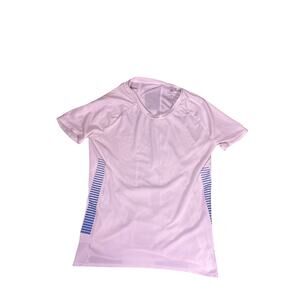 Adidas Primeblue Cycling Shirt Womens Medium White AEROREADY Athletic Jersey